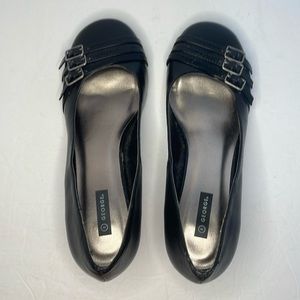 George black 3 buckle top heel women’s size 8